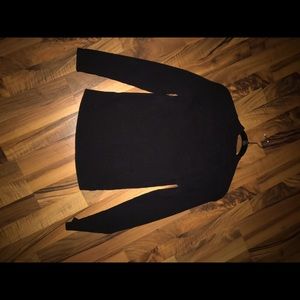 Ribbed Mock turtleneck in Black by studio works